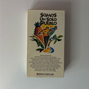 Somos Un Solo Pueblo VHS 1995 Banco Popular Puerto Rico Music TV Special